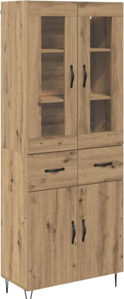 vidaXL Highboard Artisan-Eiche 69,5 x 34 x 90 cm Holzwerkstoff 3402702