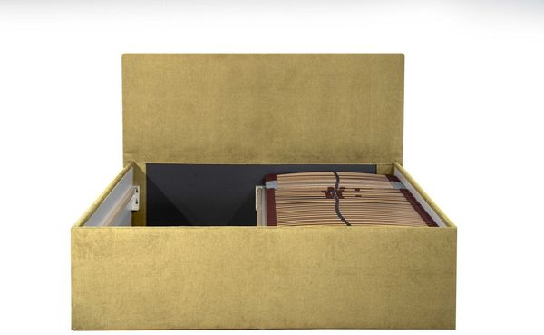 Halmon Schlafkomfort Betten Polsterbett Gent (Mit Bettkasten, erhältlich in 6 Größen und 8 attraktiven Farben mit oder ohne Matratze), Seitenhöhe 32 cm, inkl. Lattenrost bei Ausführung mit Matratze