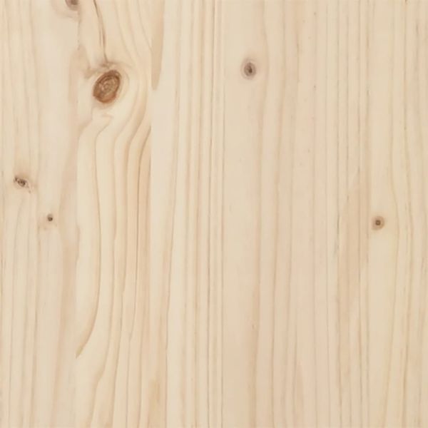 vidaXL Massivholzbett Extra Lang ohne Matratze 80x210 cm Kiefernholz 852400 Bild 8
