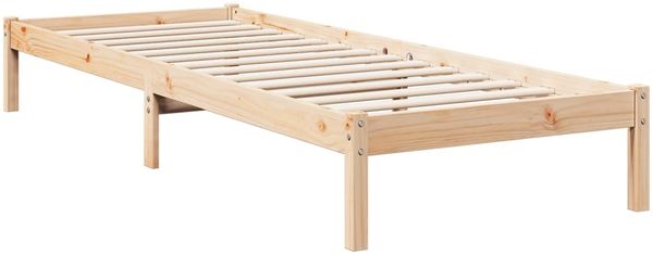 vidaXL Massivholzbett Extra Lang ohne Matratze 80x210 cm Kiefernholz 852400 Bild 3