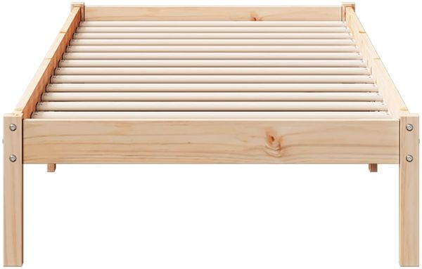 vidaXL Massivholzbett Extra Lang ohne Matratze 80x210 cm Kiefernholz 852400 Bild 4