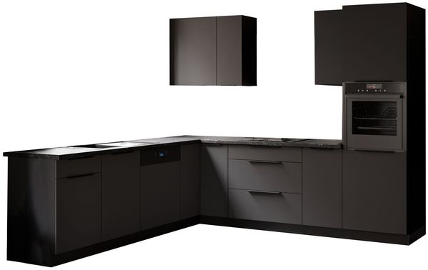 Winkelküche ARIA K-BL ECKE 2 - 250 x 270 cm Anti Fingerprint Küchenzeile Küchenblock Singleküche Einbauküche Küche Eckküche Bild 19