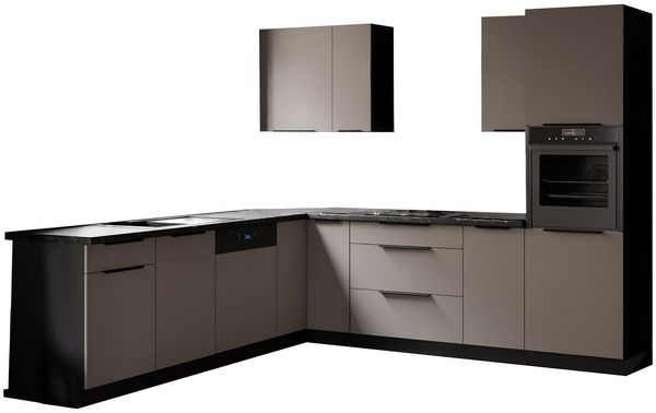 Winkelküche ARIA K-BL ECKE 2 - 250 x 270 cm Anti Fingerprint Küchenzeile Küchenblock Singleküche Einbauküche Küche Eckküche Bild 20