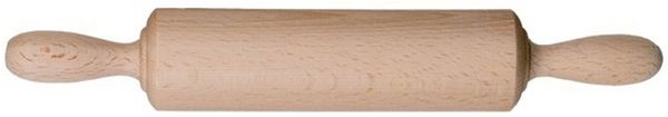 Gravidus Teigroller Teigrolle ohne Achse für Kinder Nudelholz Holz 25 cm Material: Buche