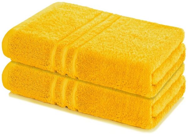 Lavea Badetuch Elena 2er Set Badetücher 100x150 cm, Duschtuch, 500 g/m² Frottier, weich & saugstark, pflegeleicht