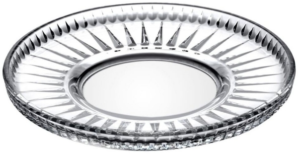 Pasabahce Elysia Untersetzer in Kristalloptik - ø13 cm - 6 teiliges Set