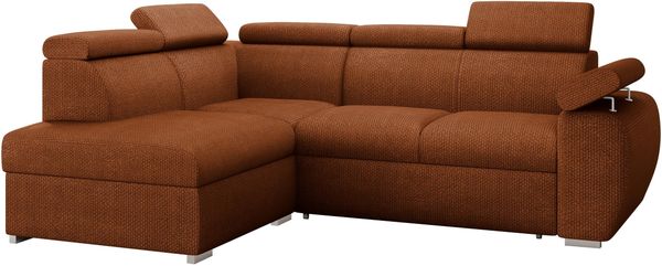 Ecksofa Boston (Farbe: Flow 09, Seite: Rechts LXp+R+2r)