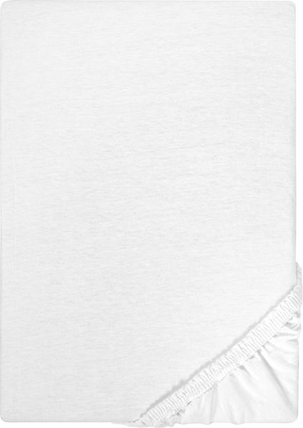 Castell Jersey-Stretch-Spannbetttuch, Weiß, 1x 140x200 cm - 160x200 cm, 140x200 cm Bild 5