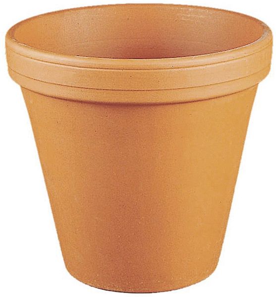 SPANG Blumentopf Ton Ø16cm konisch natur
