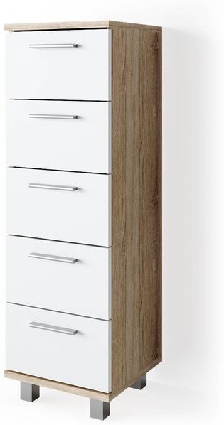 Badschrank Ilias Sonoma 30 x 95 cm Vicco