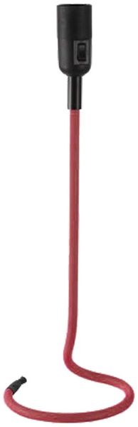 Tischlampe, Kabel Design, rot, H 46,5 cm