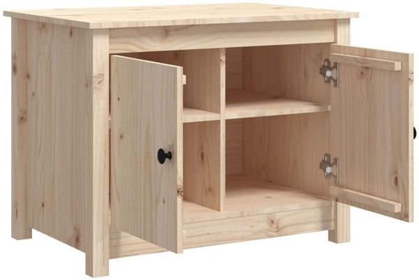 Couchtisch 71 x 49 x 55 cm Massivholz Kiefer [820926] Bild 7