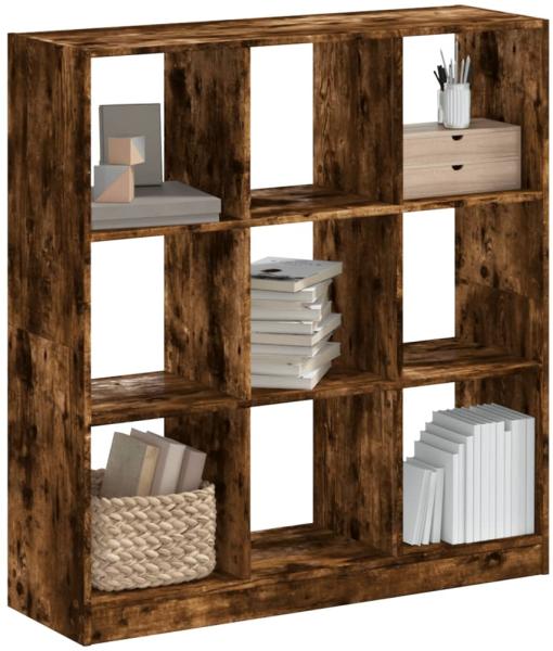 vidaXL Bücherregal Räuchereiche 102x32x108 cm Holzwerkstoff 3307841