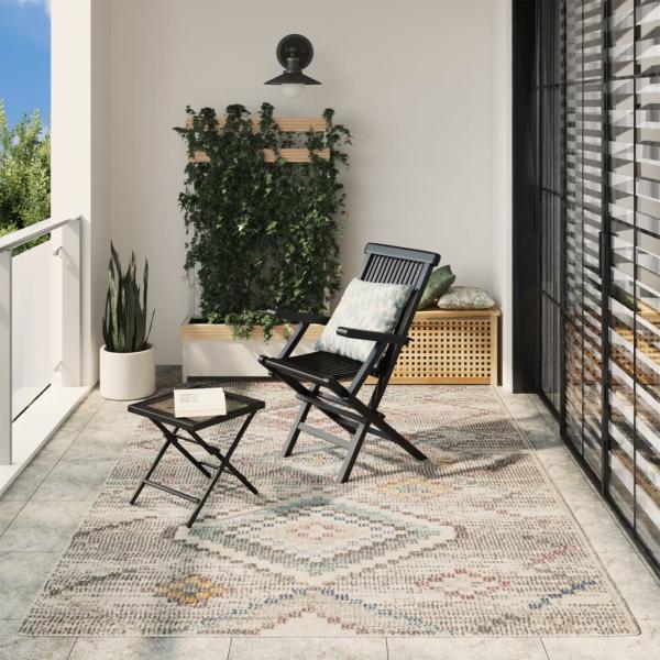 vidaXL Teppich ARBIZU Indoor und Outdoor Vintage-Design 200x280 cm 375706