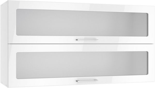 KOCHSTATION Klapphängeschrank KS-Milan Klapphängeschrank 110 cm, matte oder hochglänzende Fronten