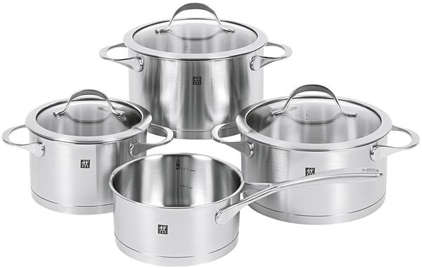 Zwilling Koch Topfset Essence 4 teilig Edelstahl 66220-003-0