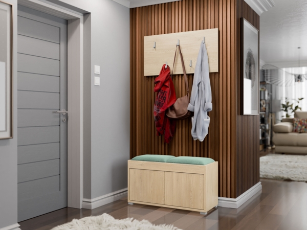 Garderoben-Set Gesita VII (Farbe: Eiche Cremona, Manila 11)