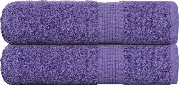 vidaXL Handtücher FROGN 2 Stk. Lila 50x100 cm 360 g/m² 136878