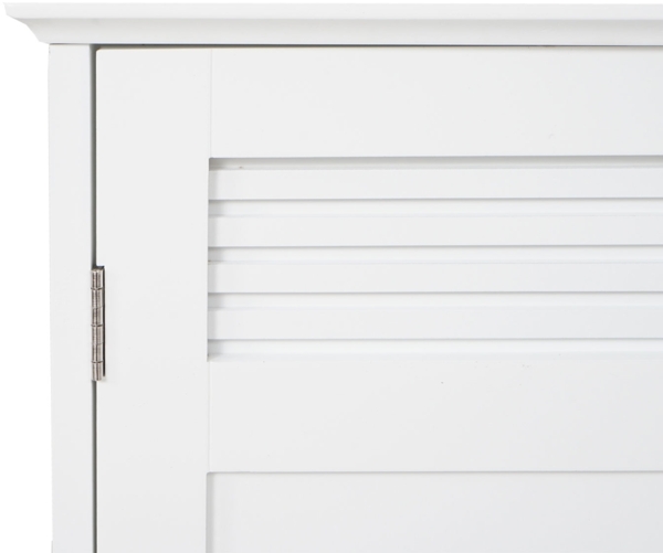 Waschbeckenunterschrank HWC-A85, Badschrank 60x60x30cm ~ weiß Bild 7