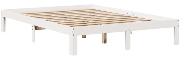 vidaXL Massivholzbett mit Schubladen Weiß 120x190 cm Kiefer 3301937 Bild 5