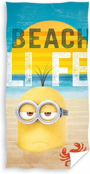 Minions Duschtuch Badetuch Strandtuch 70x140 cm / 100% Baumwolle