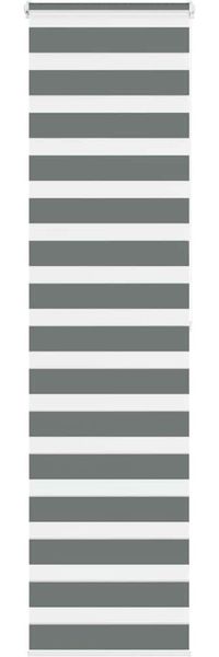 vidaXL Doppelrollo Dunkelgrau 70x200 cm Stoffbreite 65,9 cm Polyester 4014151