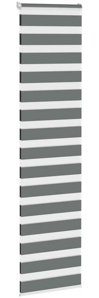 vidaXL Doppelrollo Dunkelgrau 70x200 cm Stoffbreite 65,9 cm Polyester 4014151 Bild 3