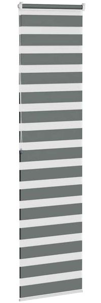 vidaXL Doppelrollo Dunkelgrau 70x200 cm Stoffbreite 65,9 cm Polyester 4014151 Bild 4