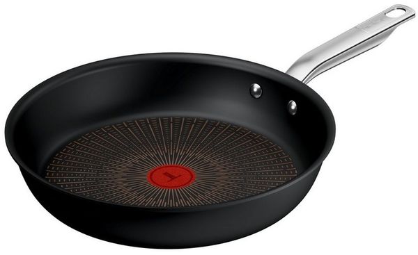 Tefal Bratpfanne Experience, Aluminium (1-tlg), FusionCore Antihaftversiegelung, Induktion, Temperaturanzeiger