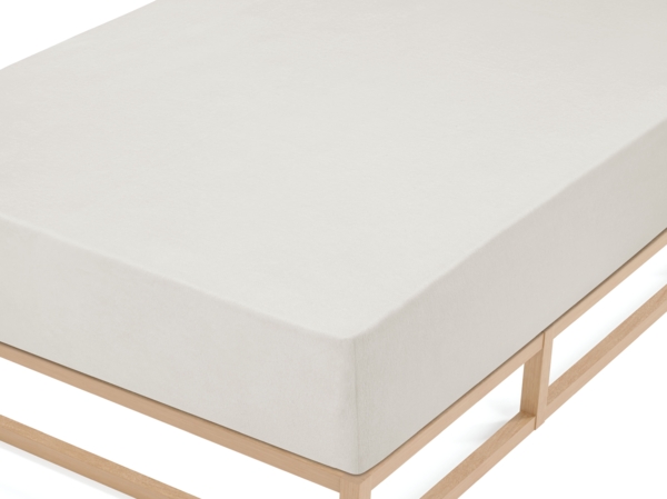 biberna Frottee-Stretch-Spannbetttuch 0012344, grau, 1x 180x200 cm - 200x200 cm