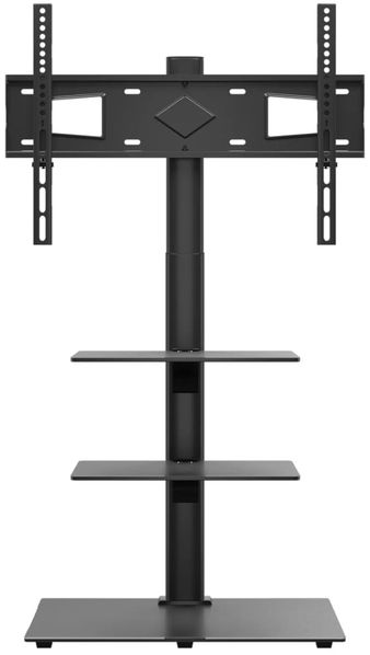 vidaXL TV-Eckständer mit 3 Ablagen für 32-65 Zoll Schwarz 379567 Bild 3