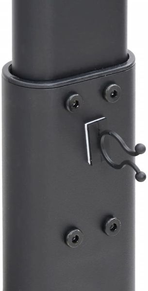 vidaXL TV-Eckständer mit 3 Ablagen für 32-65 Zoll Schwarz 379567 Bild 10