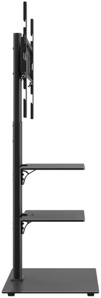 vidaXL TV-Eckständer mit 3 Ablagen für 32-65 Zoll Schwarz 379567 Bild 4