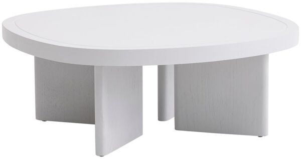Hanah Home Stylish Grey Coffee Table, 92 x 35 x 92 cm | 100% MDF with Wooden Legs | Modern Design for Living Room & Lounge, Elegant & Durable