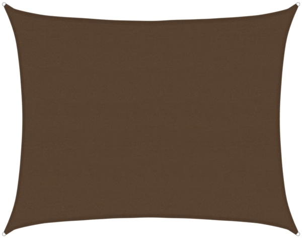 vidaXL Sonnensegel 160 g/m² Braun 6x8 m HDPE 311800