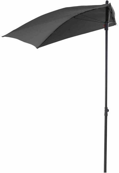 Balkonschirm >City< in anthrazit, grau - 160x226x100 (BxHxT)