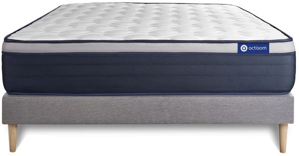 Actilatex max matratze 140x220 cm + Bettgestell mit lattenrost - Dicke : 26cm - Latex und Memory-Schaum - H4 Bild 3