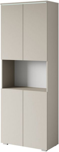 Home affaire Aktenschrank Vera, Mehrzweckschrank mit LED-Beleuchtung Praktischer Stauraum mit flexibel einstellbaren Ablageböden