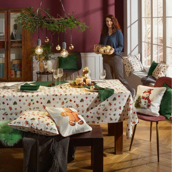 Erwin Müller Kissenbezug Kissenhülle "Noel", (1 Stück), Baumwolle Motiv Bild 3