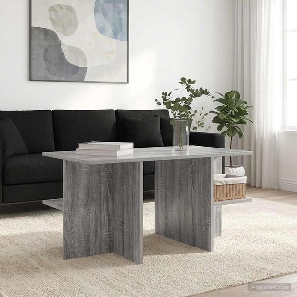 vidaXL Couchtisch Graues Sonoma 87 x 50 x 45 cm Holzwerkstoff 8001060