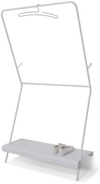 Spinder NOX Garderobe: Modernes Design, Stahl, Weiß