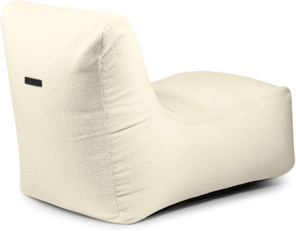 Sitzsack ‘Lounge‘, Bezugstoff - Teddy, 100% Polyester, Cream, 80x135x80 cm cm. Bild 3