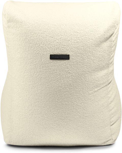Sitzsack ‘Lounge‘, Bezugstoff - Teddy, 100% Polyester, Cream, 80x135x80 cm cm. Bild 4
