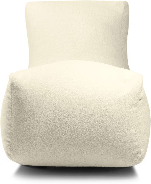 Sitzsack ‘Lounge‘, Bezugstoff - Teddy, 100% Polyester, Cream, 80x135x80 cm cm. Bild 2