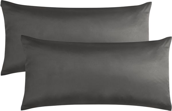 Aspero Kissenbezüge 2x Seiden Kissenbezüge 40x80 cm Alia, Haut- und haarschonendes Material
