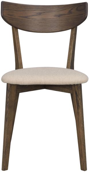 Stuhl Ami Eiche 2er Set aus massiver Eiche, skandinavisch gepolstert, Braun / Sand, robust und FSC-zertifiziert Bild 6