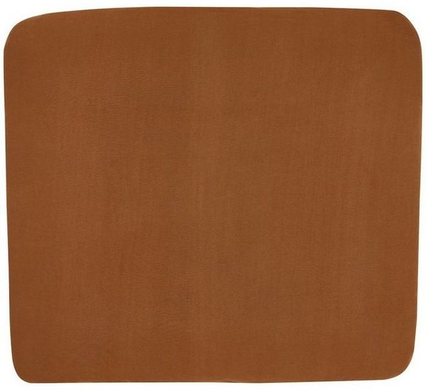 Meyco Baby Uni Wickelauflagenbezug (weich und hautfreundlich, aus 100% Baumwolle, waschbar, einfache Pflege, trocknergeeignet, Größe: 85x75 cm), Camel
