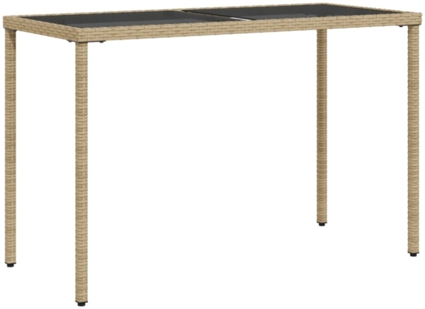 vidaXL 5-tlg. Garten-Essgruppe mit Kissen Beige Poly Rattan 365083 Bild 3