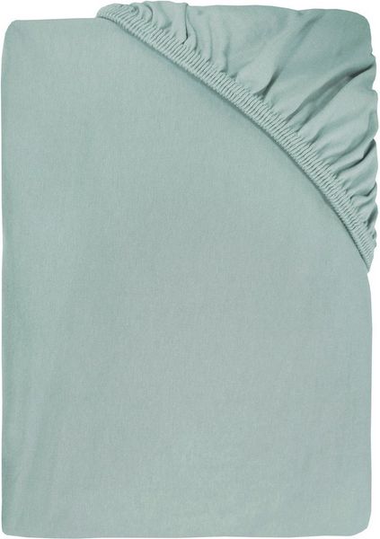 Dyckhoff Spannbettlaken Uni, Jersey, Gummizug: rundum, (1 Stück), Angenehm weich, besonders flexibel, bis 25cm Matratzenhöhe