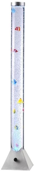 LED Deko Stehlampe, Wassersäule, Deko-Fische, Höhe 120 cm